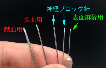 神経ブロック針へのこだわり